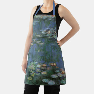 Tablier Nymphéas par Claude Monet, Fleurs de saison