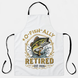 Tablier O Fish Ally Retraité Depuis 2026 Retraite de Pêche