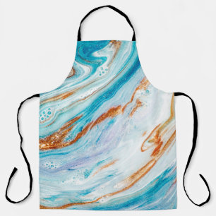 Tablier Océan Abstrait - ART. Luxe Naturel. Incorpo de sty