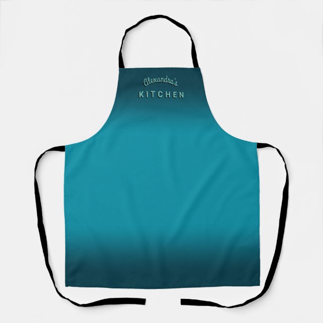Tablier Ocean Blue Ombre (Recto)