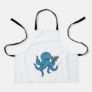 Tablier Octopus avec livre