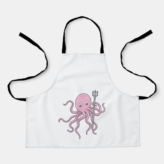 Tablier Octopus en tant qu'assistant avec Trident (Recto)