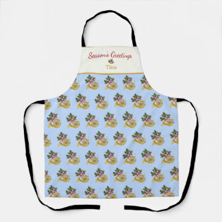 Tablier Ode to the Nutcracker French Horn Blue Apron