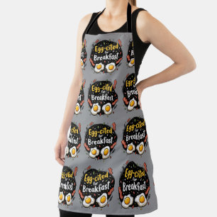 Tablier Oeuf cité pour Breakfast Funny Foodie Pun Design