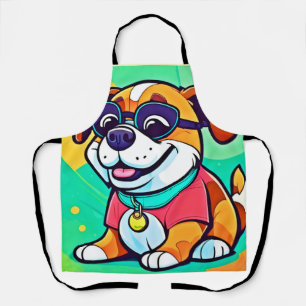 Tablier Oeuvre cool de style dessin
