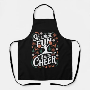 Tablier Oh Quel Plaisir De Soutenir Noël De Cheerleading L