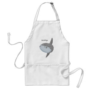 Tablier Oiseau de mer mola mola mignonne caricature