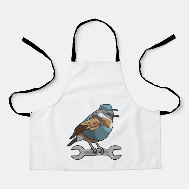 Tablier Oiseau en tireur avec clé (Recto)