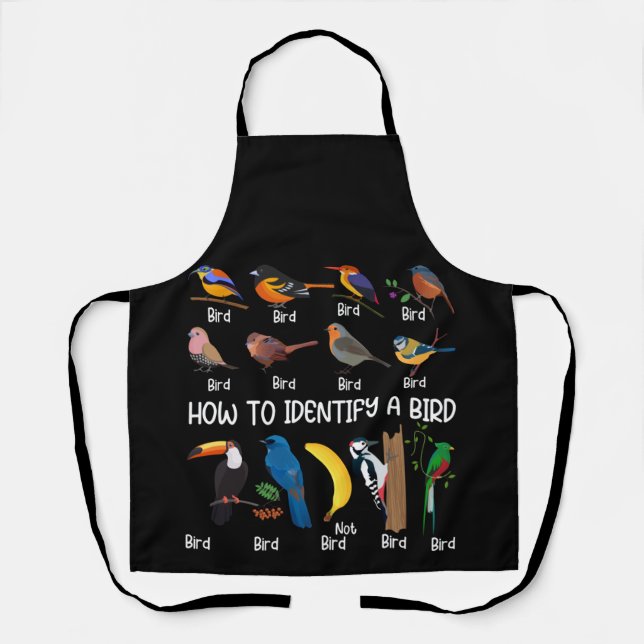 Tablier Oiseaux Comment identifier un Oiseau unique (Recto)
