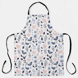 Tablier Oiseaux lunaires scandinaves
