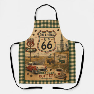 Tablier Oklahoma Prairie Coffee Kitchen Route 66