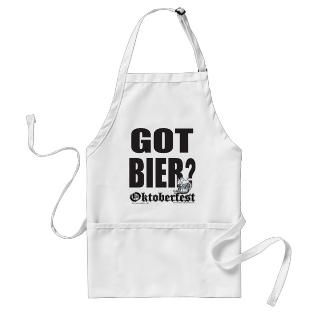 Tablier Oktoberfest a eu Bier ? (Devant)