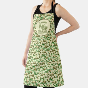 Tablier Olive Me Love Olive You Funny Olive Chef Motif