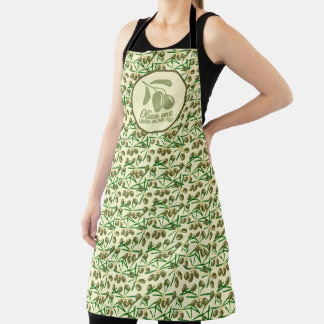 Tablier Olive Me Love Olive You Funny Olive Chef Motif