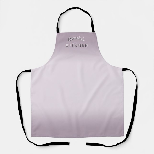 Tablier Ombre gris lavande (Recto)