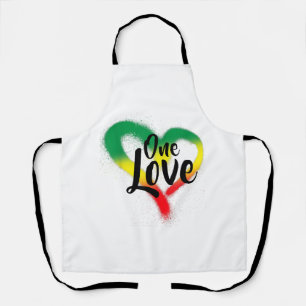 Tablier One Love One Heart Reggae VibesOne Love One Heart