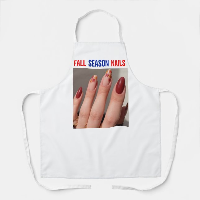 Tablier Ongles de la saison d'automne (Recto)
