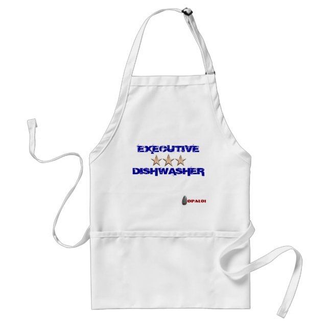 Tablier Opal01 Executive Dishwasher Custom Standard Apron (Devant)