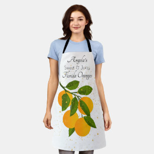 Tablier Oranges de Floride Agrumes Motifs