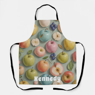 Tablier Orchard Whimsy : Fruits pastel