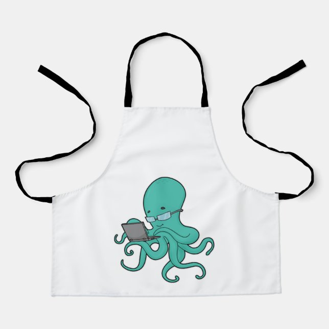 Tablier Ordinateur portable Octopus (Recto)