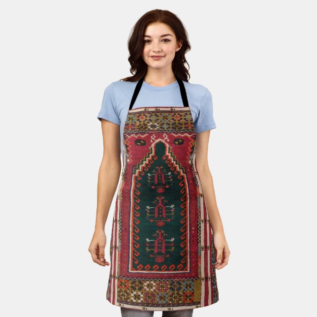 Tablier Oriental Antique Kilim Rug (Porté)