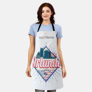 Tablier Orlando Florida États-Unis Skyline Vintage USA