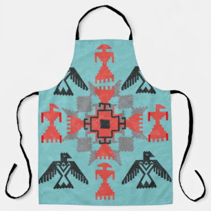 Tablier Ornement ethnique de style navajo avec oiseaux et