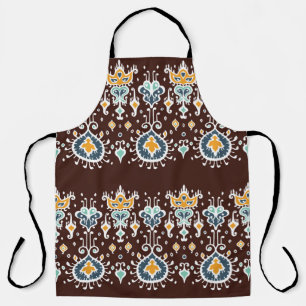 Tablier Ornement folklorique géométrique Ikat. Vintage o