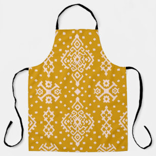 Tablier Ornement folklorique Ikat - texture ethnique.