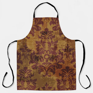 Tablier Ornement vintage, texture rococo baroque.