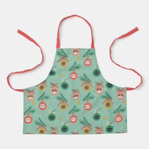 Tablier Ornements de chats sur Motif d'arbre