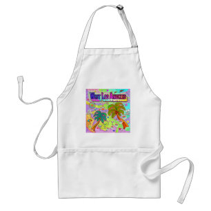 Tablier Ouest Los Angeles Vacances Cible Apron