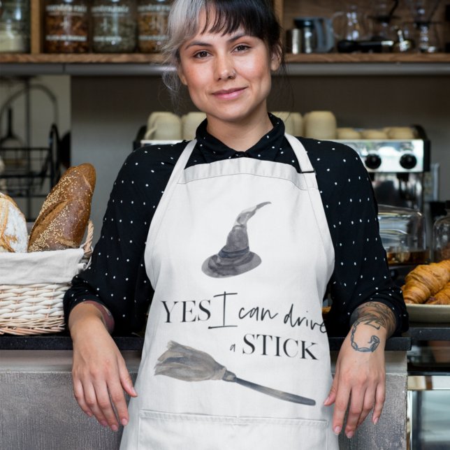 Tablier Oui Je Peux Conduire Un Plaisir À Bâtons | Bonne H (Créateur téléchargé)