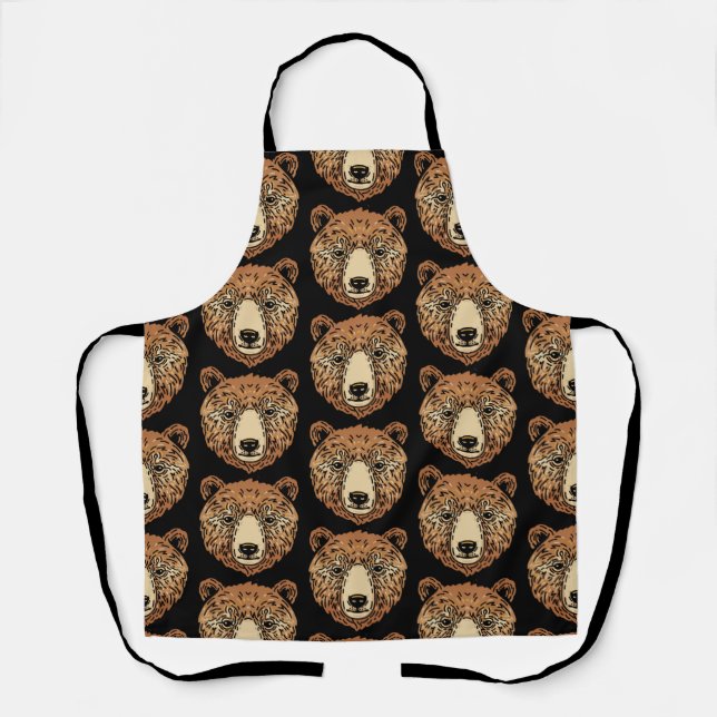 Tablier Ours Brown pour l'automne (Recto)