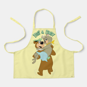 Tablier Ours de Yogi portant un ours de Cindy