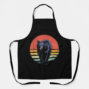 Tablier Ours noir Vintage