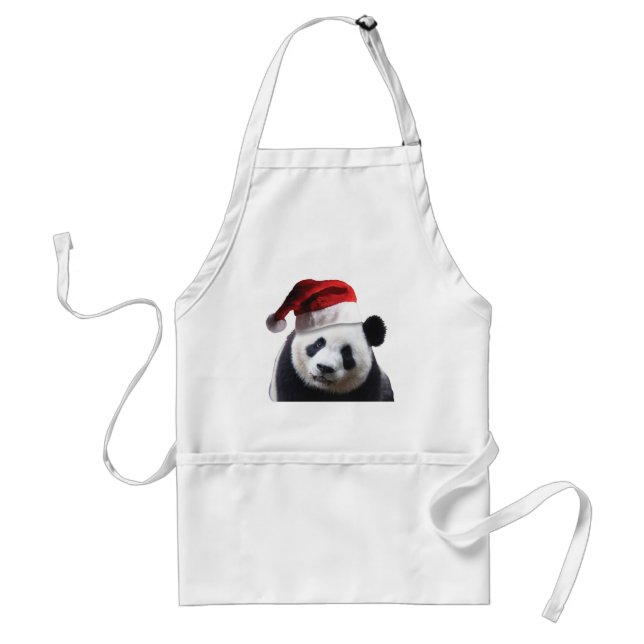 Tablier Ours panda de Noël (Devant)