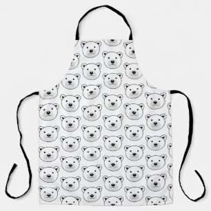 Tablier Ours polaire caricature mignon