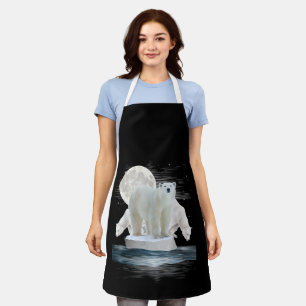 Tablier Ours Polaires Faune Zoo Amoureux des Animaux Soign