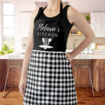 Outillage de cuisine pour Buffalo Plaid + Nom