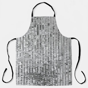 Tablier Paillettes d'argent, arrière - plan glamour sans s