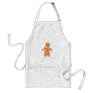Tablier Pain d'épice homme Noël biscuits festifs cuisson