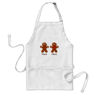 Tablier Pain d'épices de Noël Couple Apron