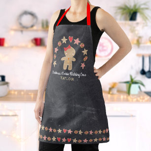 Tablier Pain d'épices de vacances Fille Baking Crew Chalkb