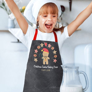 Tablier Pain d'épices de vacances Homme Baking Crew Chalkb