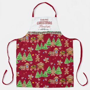Tablier Pain d'épices Homme Cuire des souvenirs de Noël à 