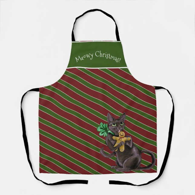 Tablier Pain d'épices Noël Cookie Kitty (Recto)