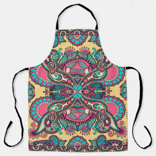 Tablier Paisley bandanna fleurie traditionnelle ornemental