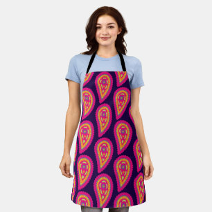 Tablier Paisley coloré